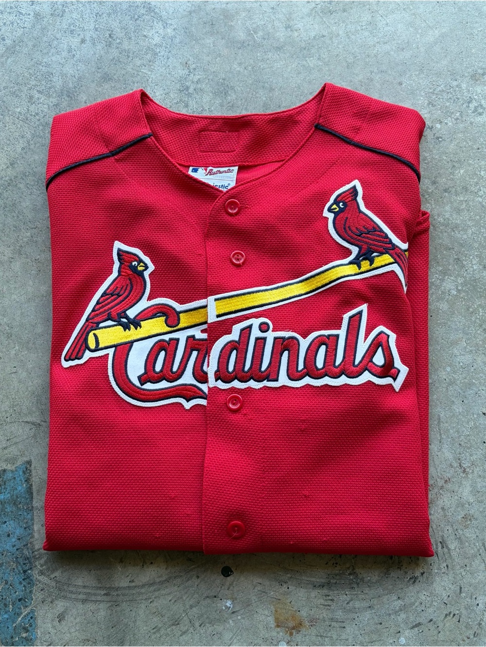 Vintage 90s St. Louis Cardinals MLB Majestic Red Jersey